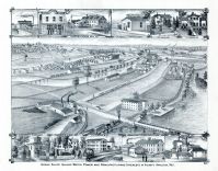 Grand Chute Island Water Power and Manufacturing, Atkinson, Schug, Beveridge, Marston, Wisconsin State Atlas 1881